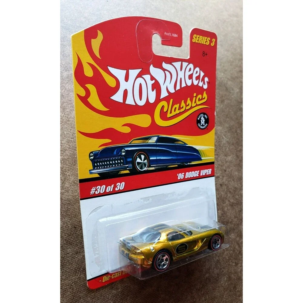 2007 Hot Wheels '06 DODGE VIPER Spectraflame GOLD CLASSICS SERIES #30/30 RL5SP